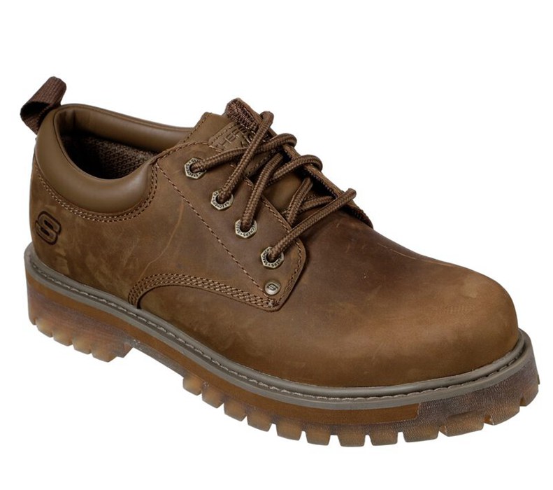 Skechers Herr Bruna Snörskor - Alley Cats - Mesago - Sverige (BYHKJ-3468)